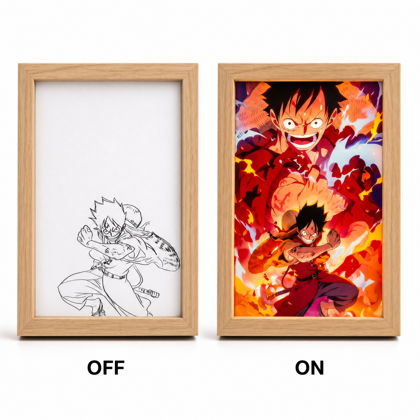 Luffy Gear 4 LED Frame